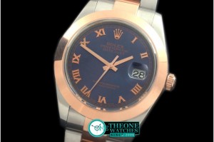 Rolex - SS/RG Oyster Blue Roman Asian Eta 2836-2