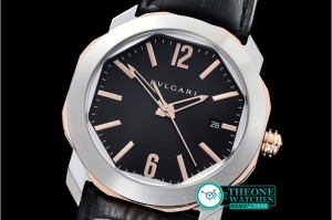 Bvlgari - Octo Solotempo Automatic RG/SS/LE Black Asia 23J Mod