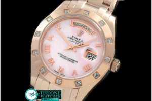 Rolex - RG 12 Diam Bez MOP Pink Roman Swiss Eta 2836-2