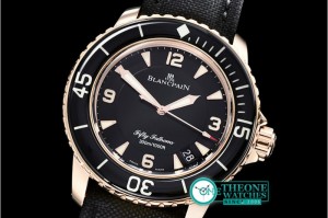Blancpain - Blancpain Fifty Fathoms RG/NY Black ZF Asia 2836