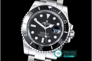 Rolex - Submariner 116610 SS/SS Black V7 Noob A-2836