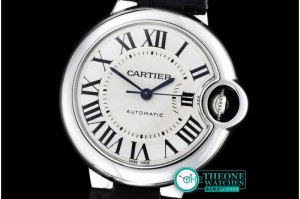 Cartier - Ballon De Cartier Ladies SS/LE White Roman V6F Jap Miyota