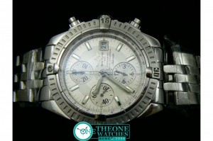 BREITLING CHRONOMAT EVOLUTION SS WHITE ASIA 7750 CHRONOS