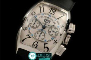 FRANCK MULLER - Casablanca Big Date Chrono SS/LE Wht A-7750