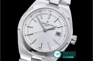 Vacheron Constantin - 2016 Overseas 4500V SS/SS Silver Wht MY8215 Cal5100