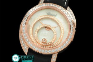 Chopard - Happy Spirit RG/Diam/LE White Swiss Quartz