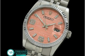 Rolex - SS Jubilee 2008 Insignia Salmon Dial Swiss Eta 2836-2