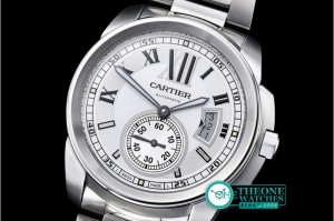 Cartier - Cartier De Calibre SS/SS White JF Miyota 8205