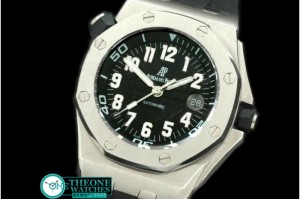 Audemars Piguet - Royal Oak Scuba Auto SS/RU Black Asian 2836-2