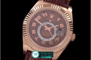 Rolex - Skydweller RG/LE Brown Asian ST3855