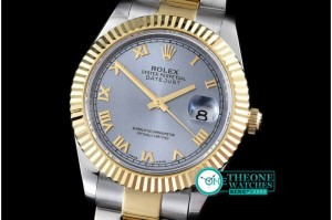 Rolex - SS/YG Oyster L-Blue Roman Asian 2813