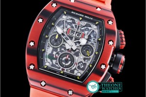 Richard Mille - RM011-03 Auto Flyback Chrono Red FC/VRU Blk A7750 Mod