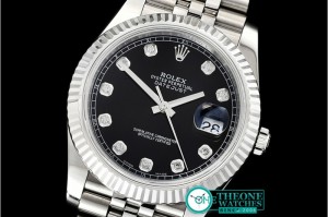 Rolex - DJ2 41mm Jub Flt SS/SS Black Diam Noob A3235