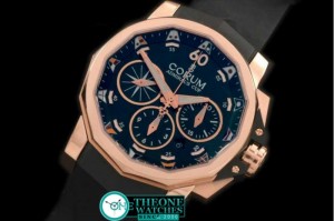 Corum - Admirals Cup Challenge Chrono SSR/RU Black A-7750