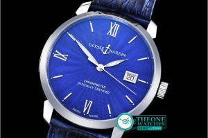 Ulysse Nardin - Le Locle 40mm SS/LE Blue Num Asia 2892