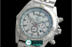 Breitling - Chronomat B01 SS/RU White Stick Jap OS20 Qtz