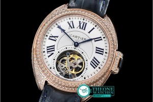 Cartier - Cle De Cartier Tourb Diams RG/LE Blue White Asia HW