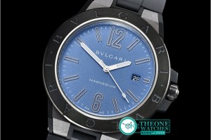 Bvlgari - Diagono Magnesium 41 MG/RU Blue Jap Quartz