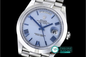 Rolex - DayDate 40mm SS/SS Glacier Roman BP A2836 Mod3255