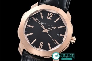 Bvlgari - Octo Solotempo Automatic RG/LE Black Asia 23J Mod