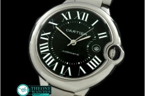 Cartier - Ballon de Cartier Men SS/SS Black Asian Eta 2824-2