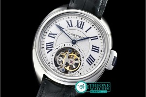Cartier - Cle De Cartier Tourb Ladies SS/LE White Asia HW Tourb