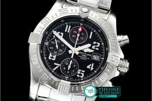 Breitling - Avenger II Chronograph 43mm SS/SS Black GF A7750