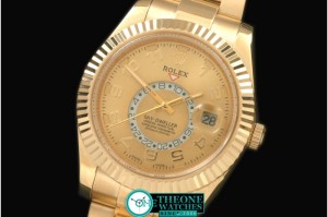 Rolex - Skydweller YG/YG Gold Asian ST3855