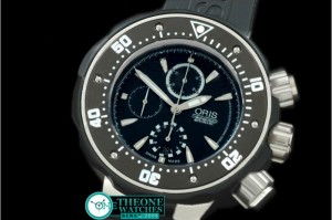 Oris - ProDiver Chrono SS/RU Black Asia 7750