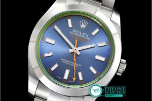 Rolex - Milgauss Z Blue 116400GV SS/SS Blue BP Asia 3131