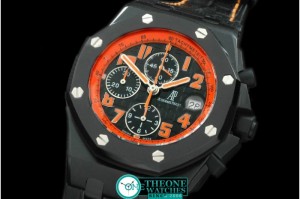 Audemars Piguet - Royal Oak Chronograph PVD/RU Blk /Org A-7750 Sec@ 12