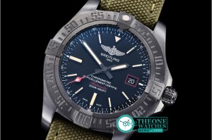 Breitling - Avenger BlackBird 44mm DLC/TI/NY/Grn Black GF A2824