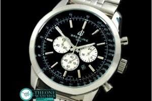 Breitling - TransOcean Chrono SS/SS Black Jap OS20 Qtz