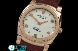 Rolex - Cellini RG/LE White Numeral Swiss Quartz