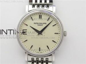 Calatrava 5120 TWF SS White Dial on SS Bracelet A23J