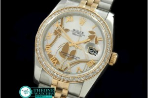 Rolex - 2011 Flora Jubilee/Diam SS/YG P-White Swiss Eta 2836-2