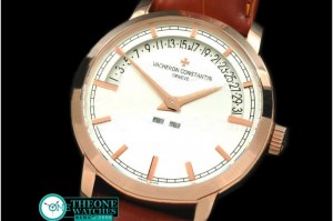 Vacheron Constantin - Malte Retrogating Date/Calendar RG/LE White Asian 2813