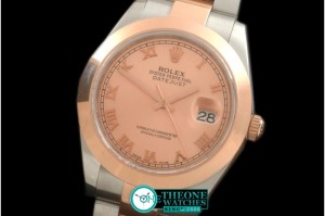 Rolex - SS/RG Oyster R-Gold Roman Asian Eta 2836-2