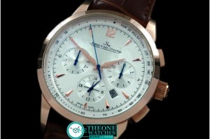 Jaeger LeCoultre - Master Chronograph RG/LE White Asian 23J Automatic