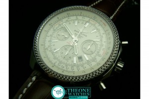 BREITLING BENTLEY MOTOR LEATHER WHITE ASIA 7750 28800BPH