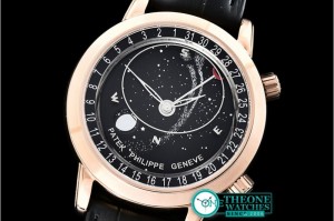 Patek Philippe - Celestial Sky Moon Date RG/LE Black MY9015 Mod