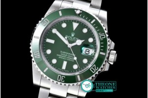 Rolex - Submariner 116610 SS/SS Green V7 Noob SA3135