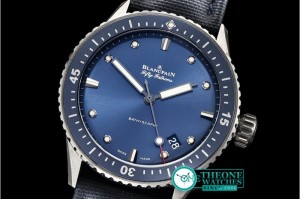Blancpain - Fifty Fathoms Bathyscaphe TI/NY Blue ZF Asia 23J