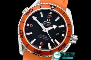 Omega - Planet Ocean 45mm Met Bez SS/RU Orange JHF A2836 Mod