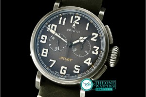 Zenith - Heritage Pilot Ton-up Aged SS/LE V6F A-7750