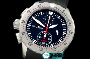 Sinn - U1000 Chrono SS/RU Black Asia 7750 28800bph