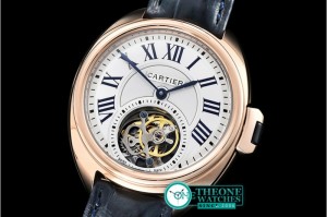 Cartier - Cle De Cartier Tourb Ladies RG/LE White Asia HW Tourb