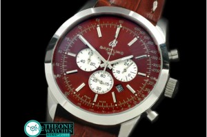 Breitling - Ladies TransOcean Chrono SS/LE Brown Jap OS20 Qtz