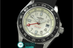 Breitling - Abyss GMT SS/RU White Asian 2813