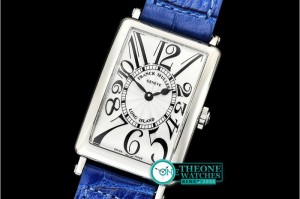 Franck Muller - Long Island Ladies 952QZ SS/LE (Blue) Wht GF Swiss Qtz